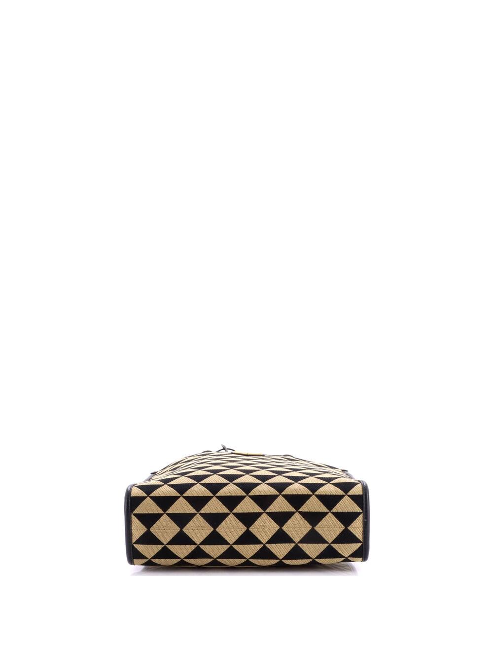 Prada Symbole Shopper Tote Jacquard #369138P23B - Picture 4 of 7